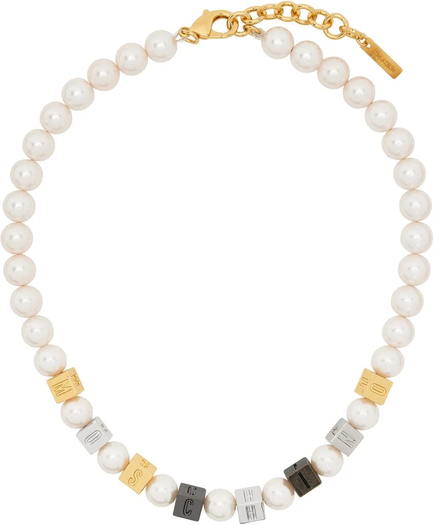 Moschino Logo Charm Necklace