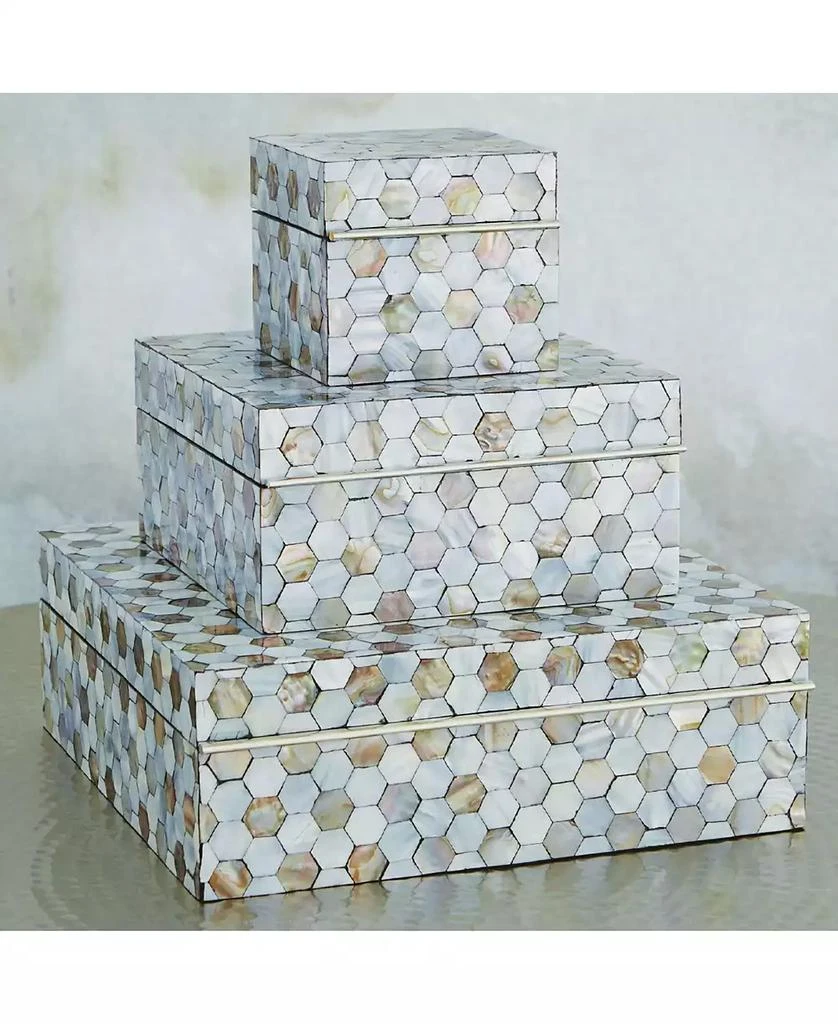 Global Views Mother of Pearl Box Medium 3