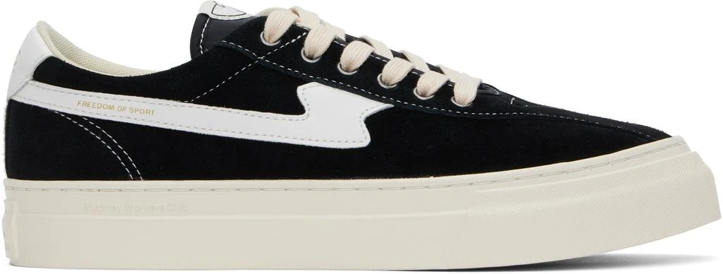 Stepney Workers Club Black & White Dellow S-Strike Cup Suede Sneakers 1