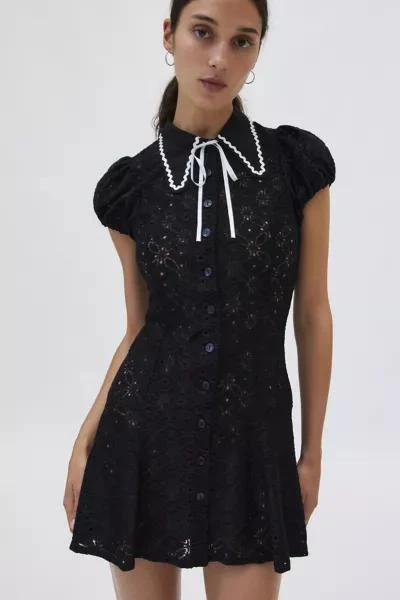 Kimchi Blue Kimchi Blue Aubrey Lace Collared Mini Dress 3