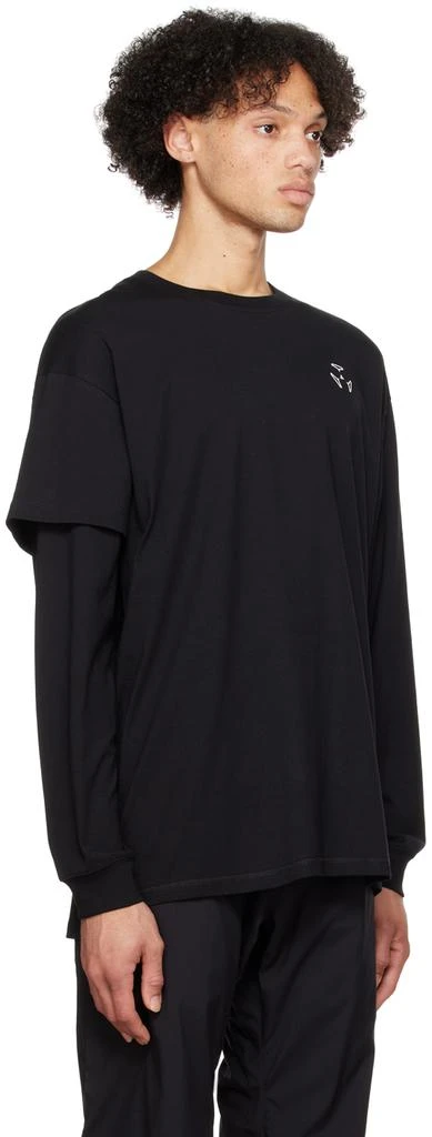 ACRONYM® Black Layered Long Sleeve T-Shirt 2