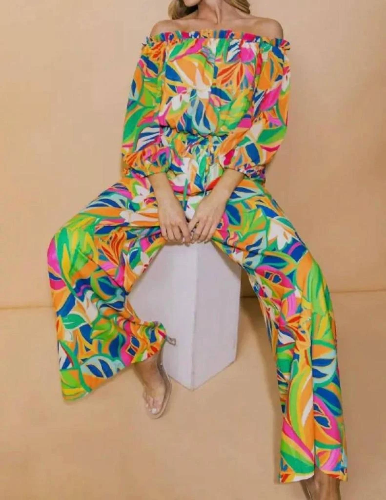 FLYING TOMATO Flying Tomato - The Tropical Patterned Flowy Pants 5