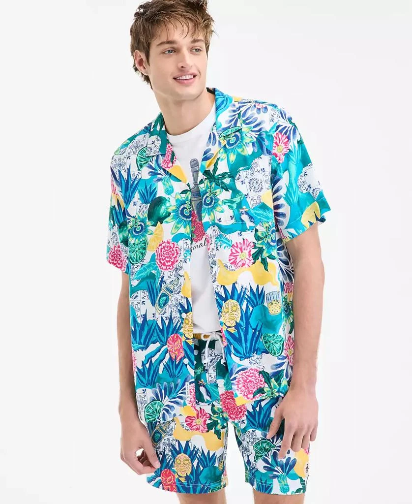 Original Penguin Men's Floral Shirt 1