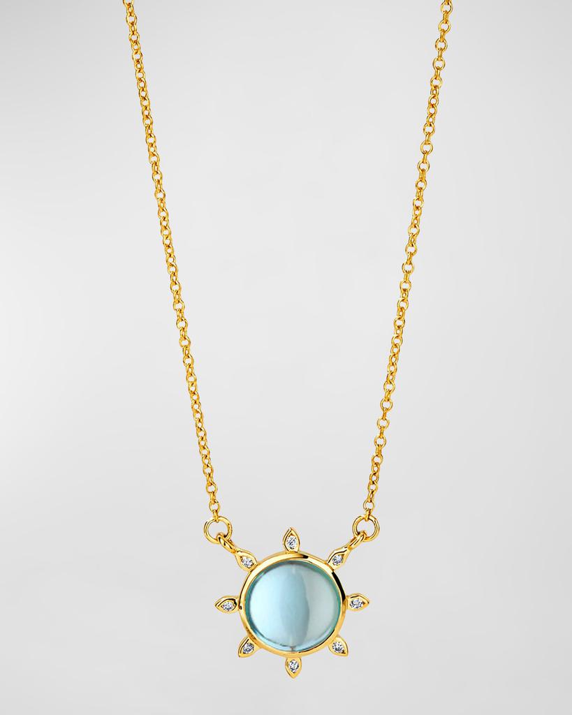 Syna 18K Mogul Sun Pendant Necklace