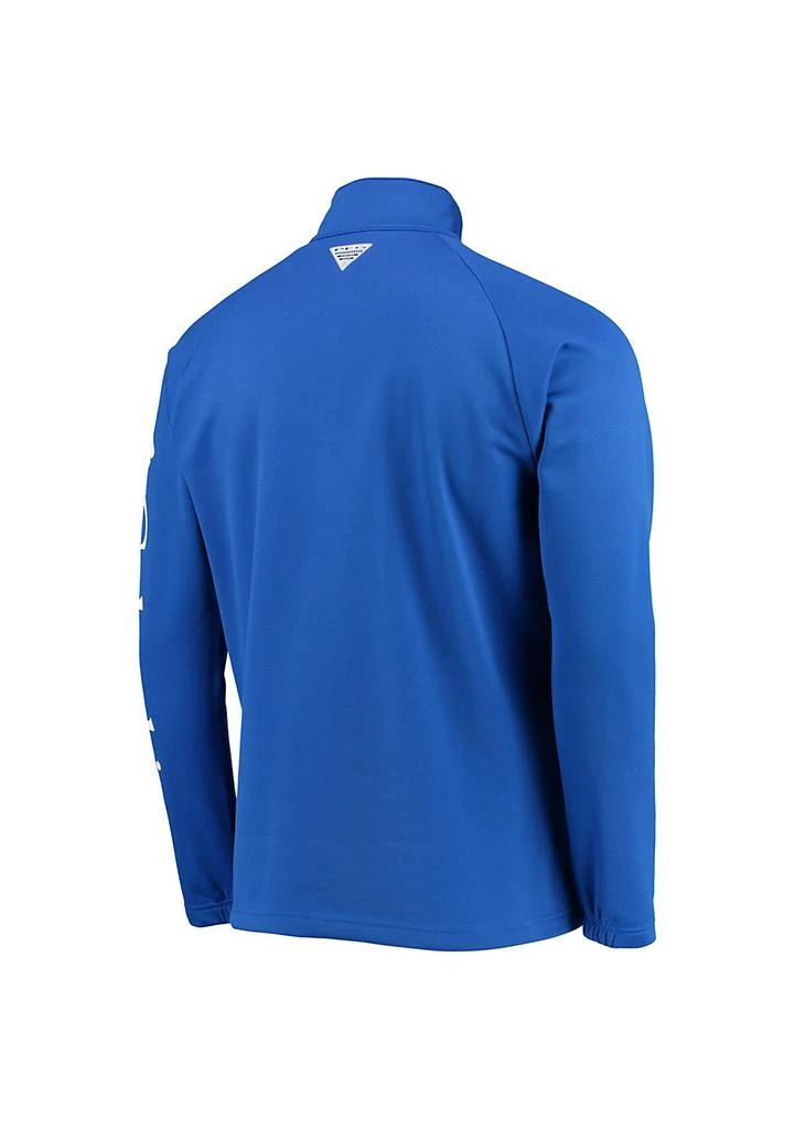 Columbia NCAA Kentucky Wildcats Terminal Tackle Fleece Raglan Omni-Shade Quarter-Zip Jacket 3