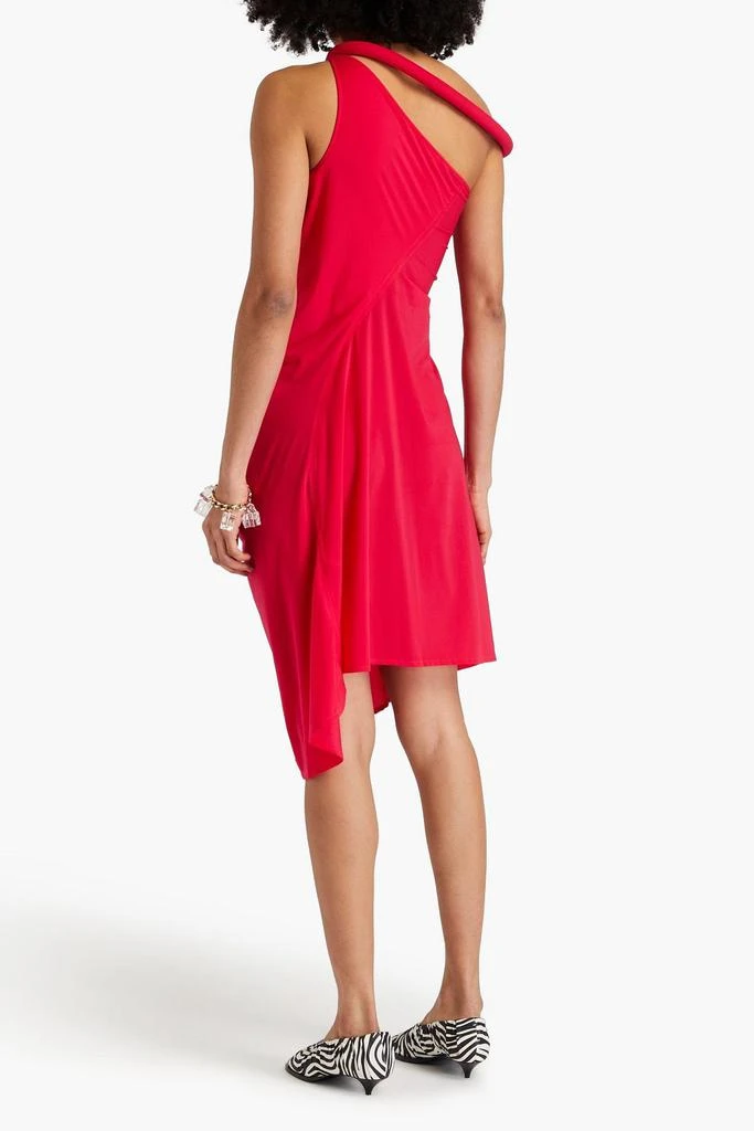 JW Anderson One-shoulder asymmetric stretch-jersey dress 3