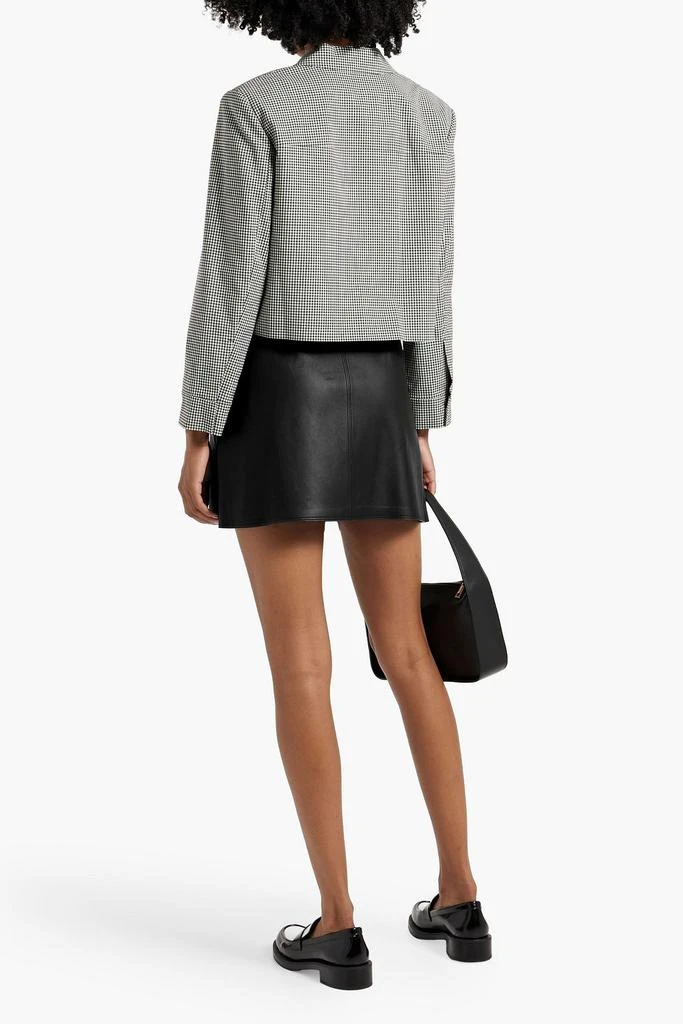 Theory Leather mini skirt 3