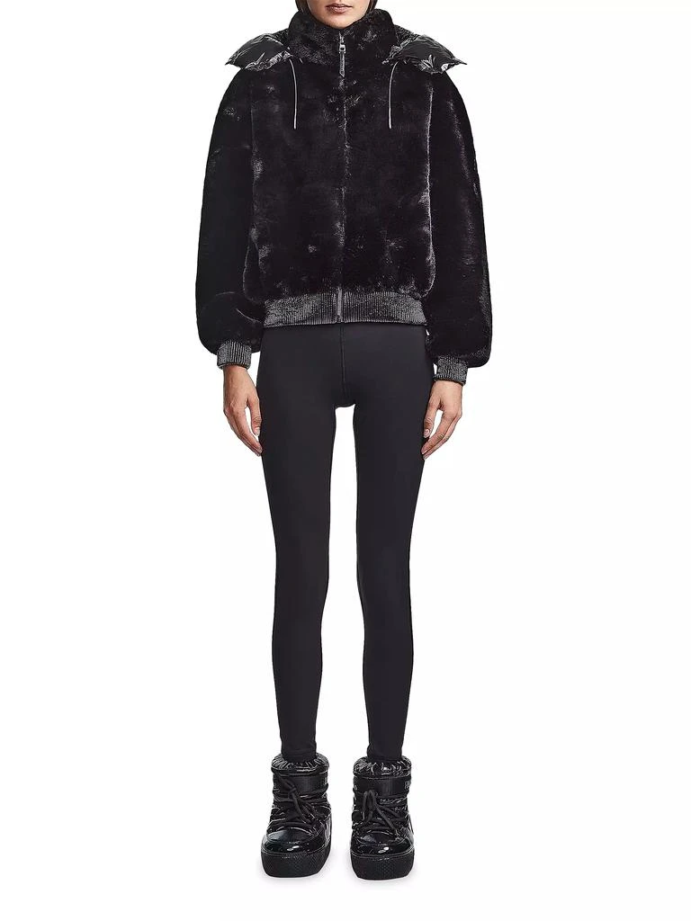 RUDSAK Tori Faux-Fur Zip-Up Bomber Jacket 2