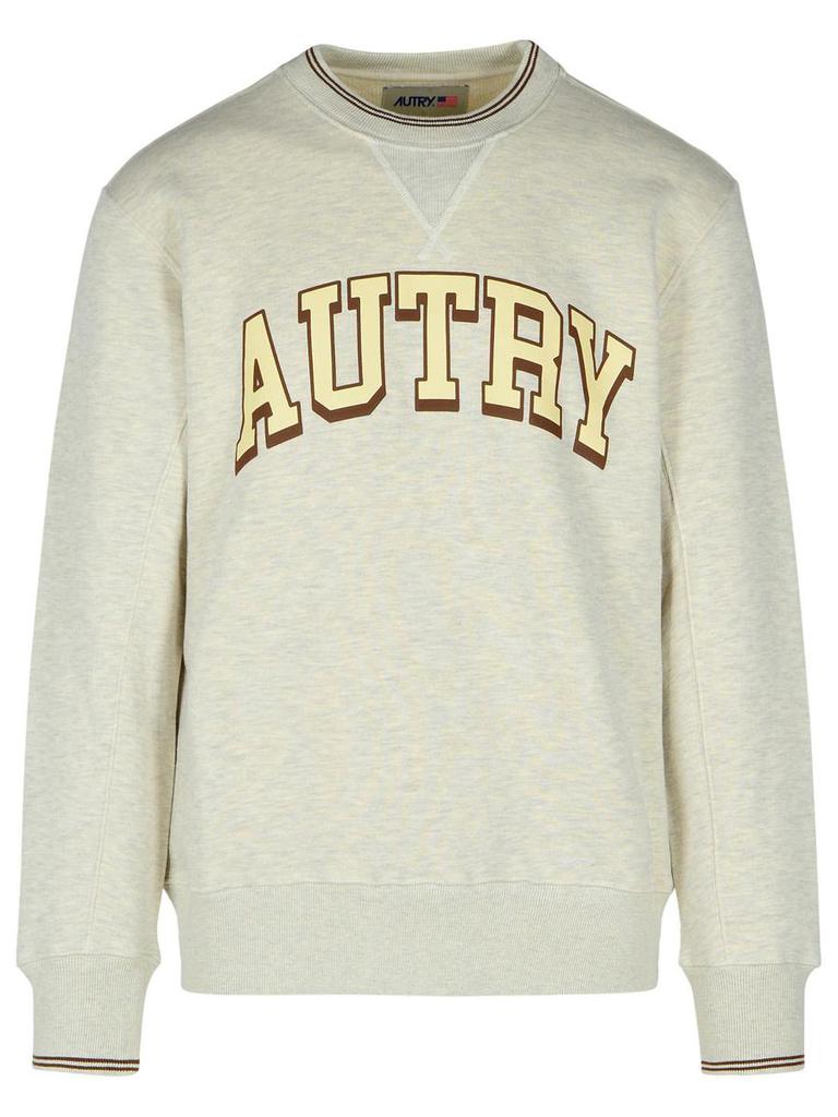 Autry Autry Grey Cotton Blend Sweatshirt