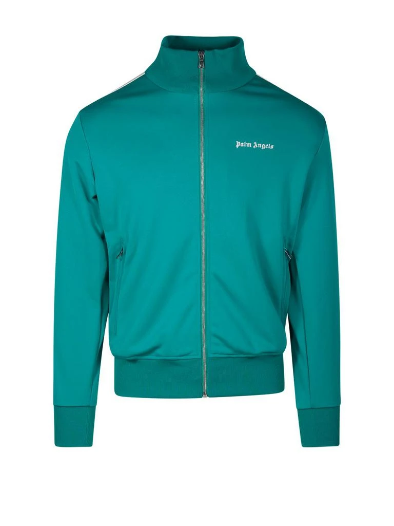 Palm Angels Palm Angels Logo Embroidered Zipped Track Jacket 1