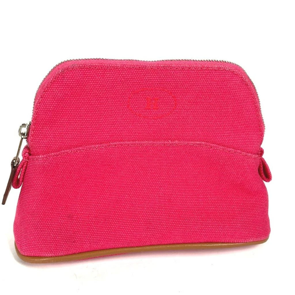 Hermes Bolide Canvas Pouch (Pre-Owned)