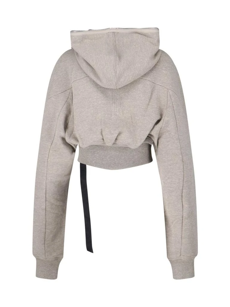 Rick Owens Rick Owens DRKSHDW Zipped Cropped Hoodie 2