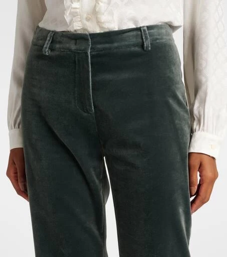 ETRO Cotton flared pants 4