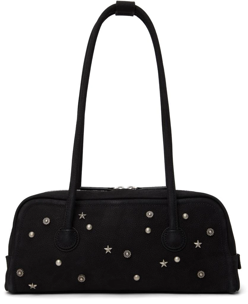 MARGESHERWOOD Black Soft Baguette Bag 1