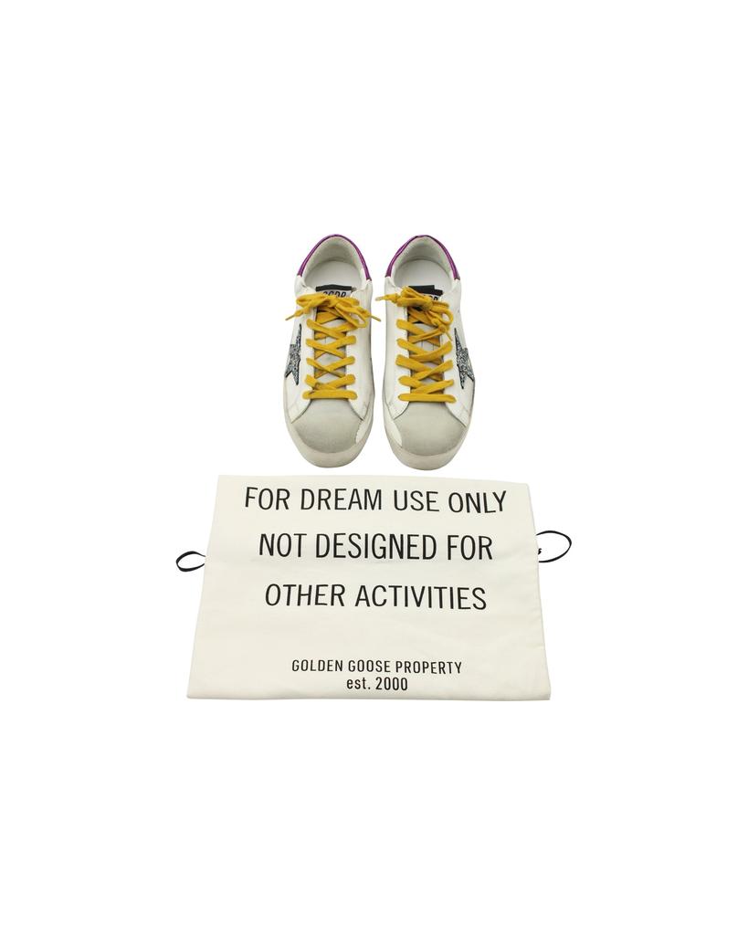 Golden Goose Golden Goose Superstar Sneakers in White Leather
