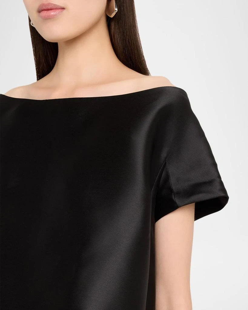 Bernadette Will Satin Short-Sleeve Mini Dress 5