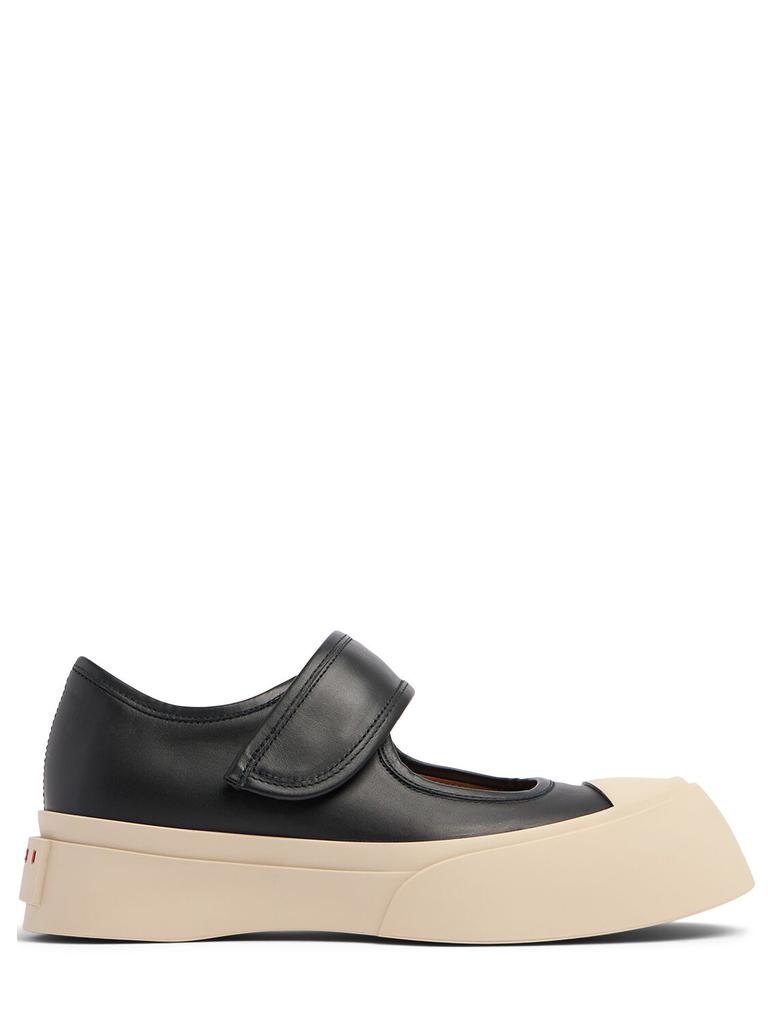 MARNI 20mm Pablo Mary Jane Leather Shoes