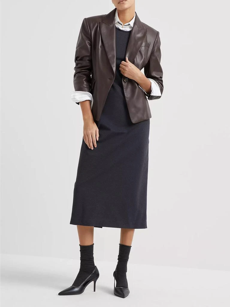 Brunello Cucinelli Stretch Cotton Couture Interlock Dress 6