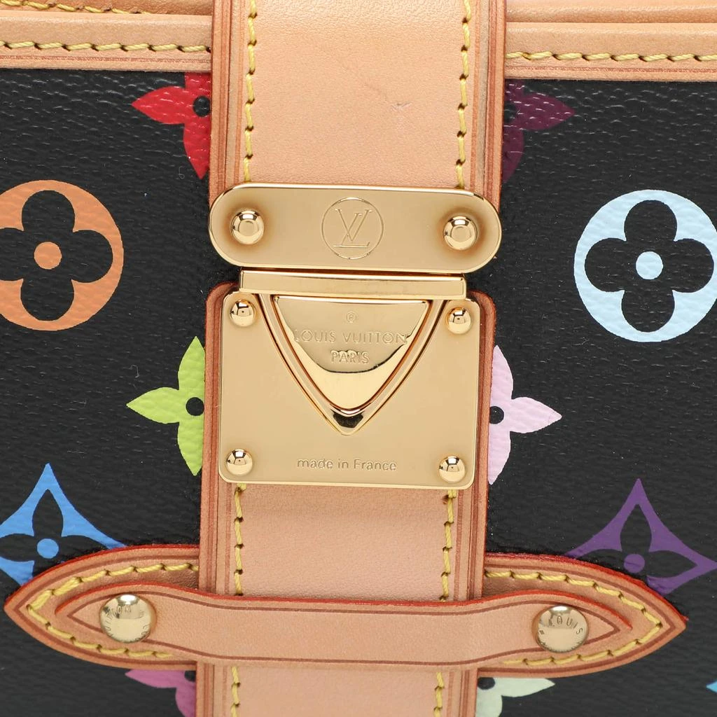 Louis Vuitton Louis Vuitton Black Monogram Multicolore Canvas and Leather Shirley Pochette Bag 5
