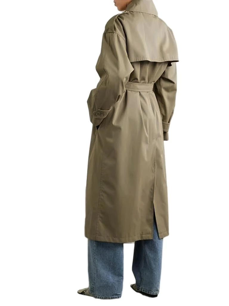Max Mara Double-Breasted Long Trench Coat 2