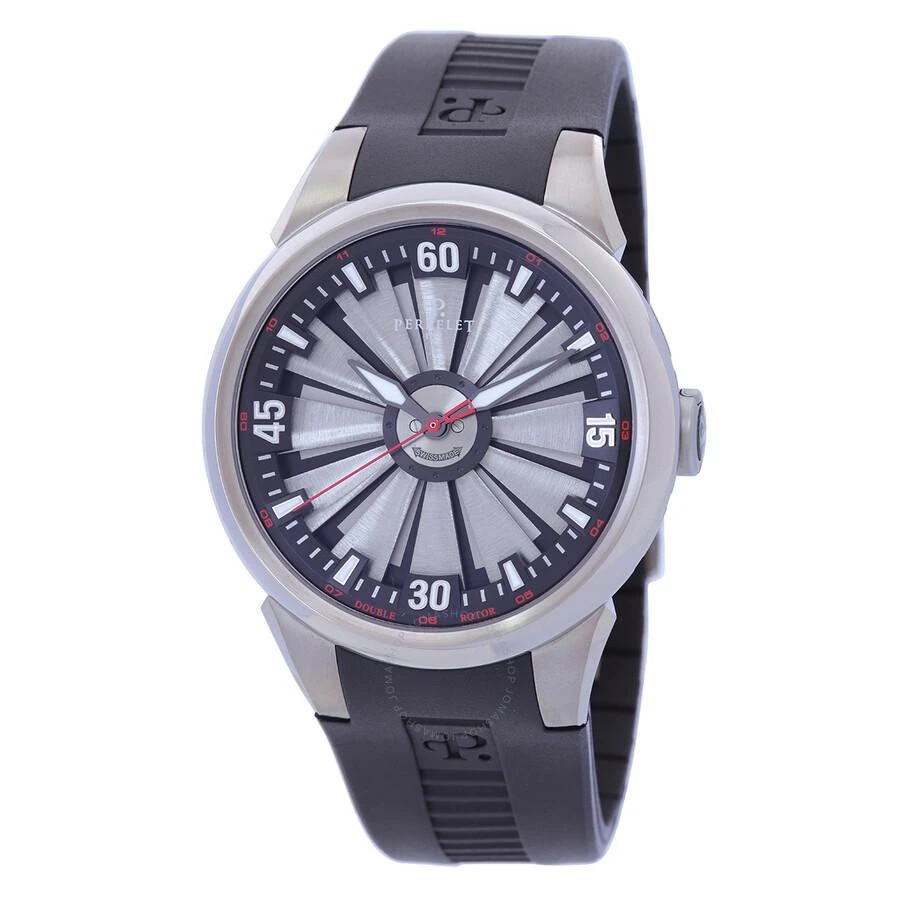 Perrelet Turbine Automatic Silver Dial Men's Watch A5006/1 1