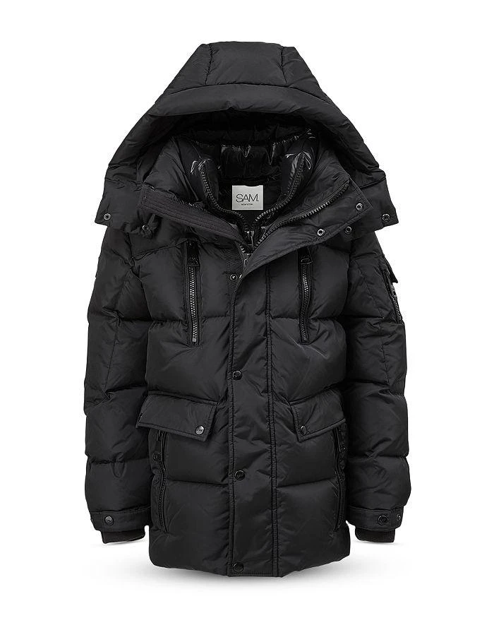 SAM. Boys' Matte Element Hooded Down Parka - Big Kid 2