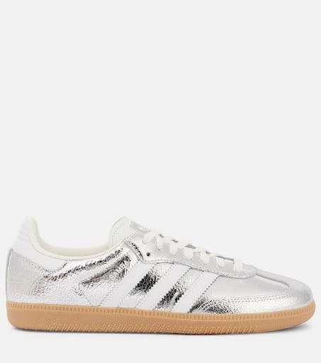 Adidas Samba OG metallic leather sneakers 4