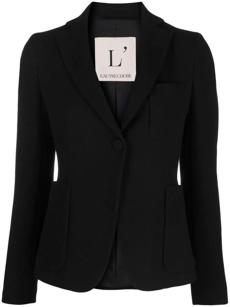 L'AUTRE CHOSE L'Autre Chose Single-Breasted Wool Blazer