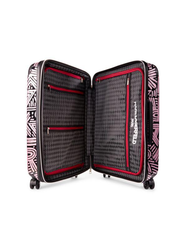 Karl Lagerfeld Paris 24 Inch Paint Spinner Suitcase