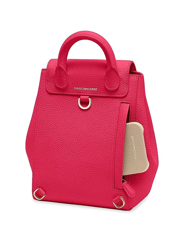 Maison de Sabre Mini Soft Leather Backpack 8