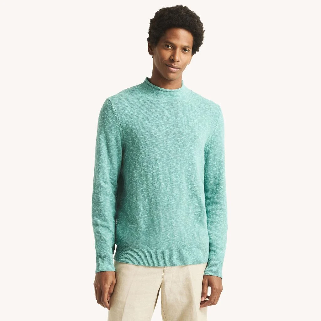 Nautica Mens Linen Crewneck Sweater 1