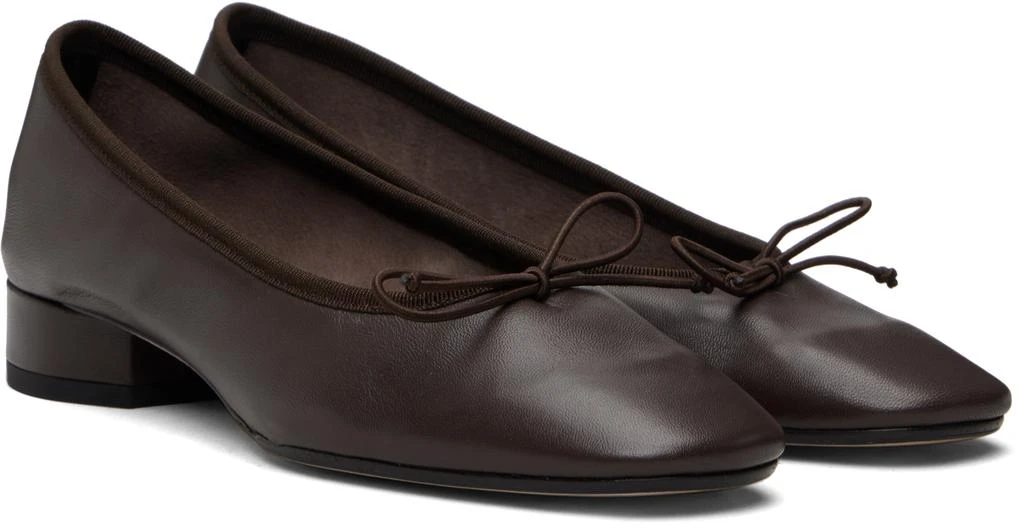 AEYDE Burgundy Onda Heels 4