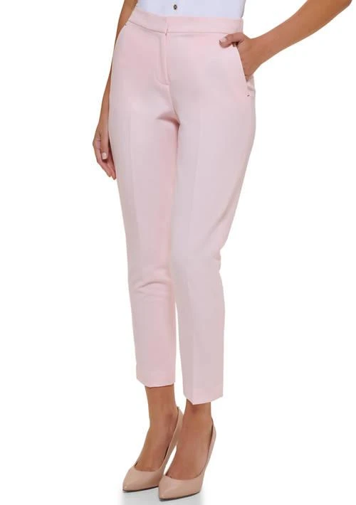 Tommy Hilfiger Hilfiger Womens Flat Front Ankle Pants 1