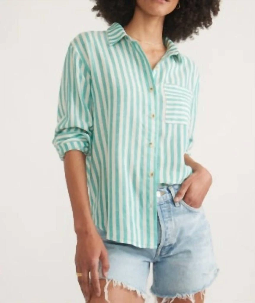 Marine Layer Marine Layer - Abbey Linen Button Down Shirt 3