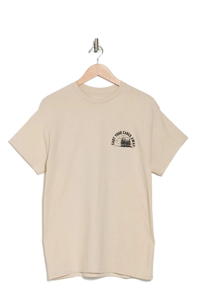 RETROFIT Cast Your Cares Away Cotton Graphic T-Shirt 3