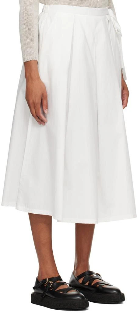 Weekend Max Mara White Donata Midi Skirt 2