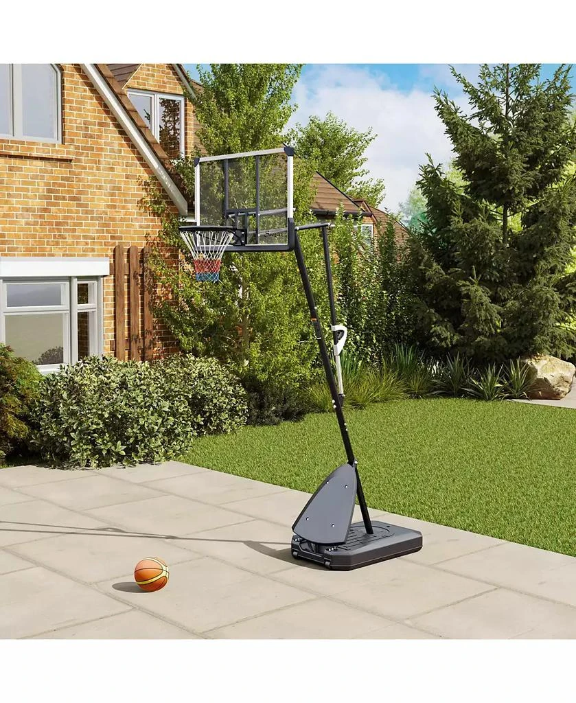 Soozier Portable Basketball Hoop 4.9-10
Height Adjustable Basketball Goal 8