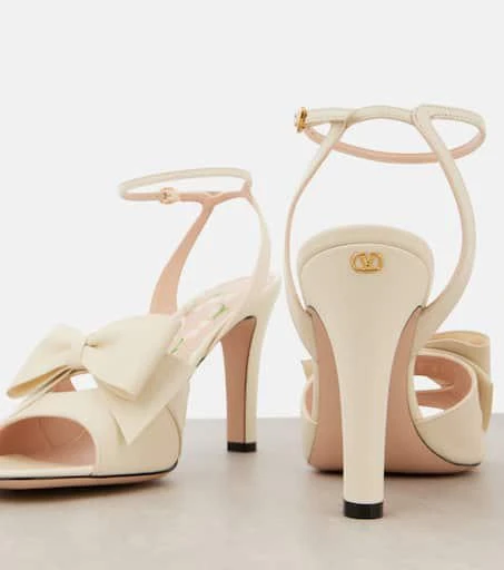 Valentino Bow-detail leather sandals 5