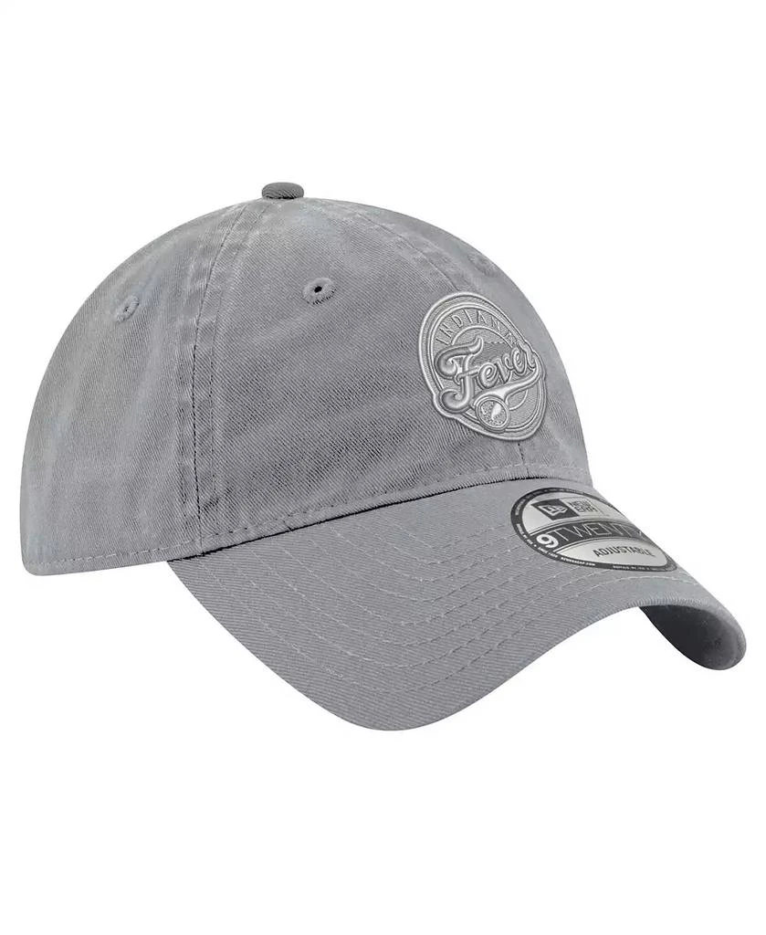 New Era Men's and Women's Gray Indiana Fever Core Tonal 9TWENTY Adjustable Hat 3