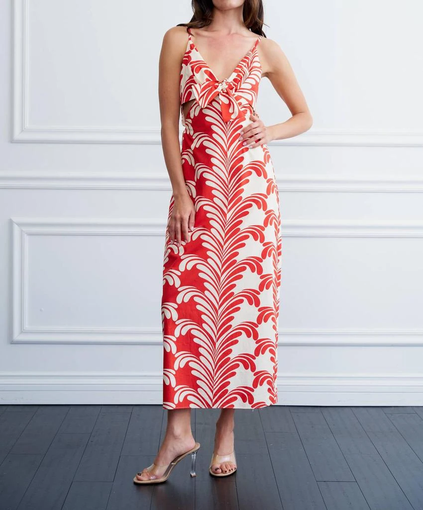 Analyse Maxi Column Dress In Red  On Sale Now with Up to 68% Off |  Discover Exclusive Deals & Savings at BeyondStyle  Authentic CIEBON  women|clothing|dresses with Limited-Time Discounts, Free Shipping,