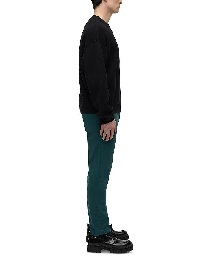 Hudson Classic Slim Straight Fit Chinos in Deep Teal 2