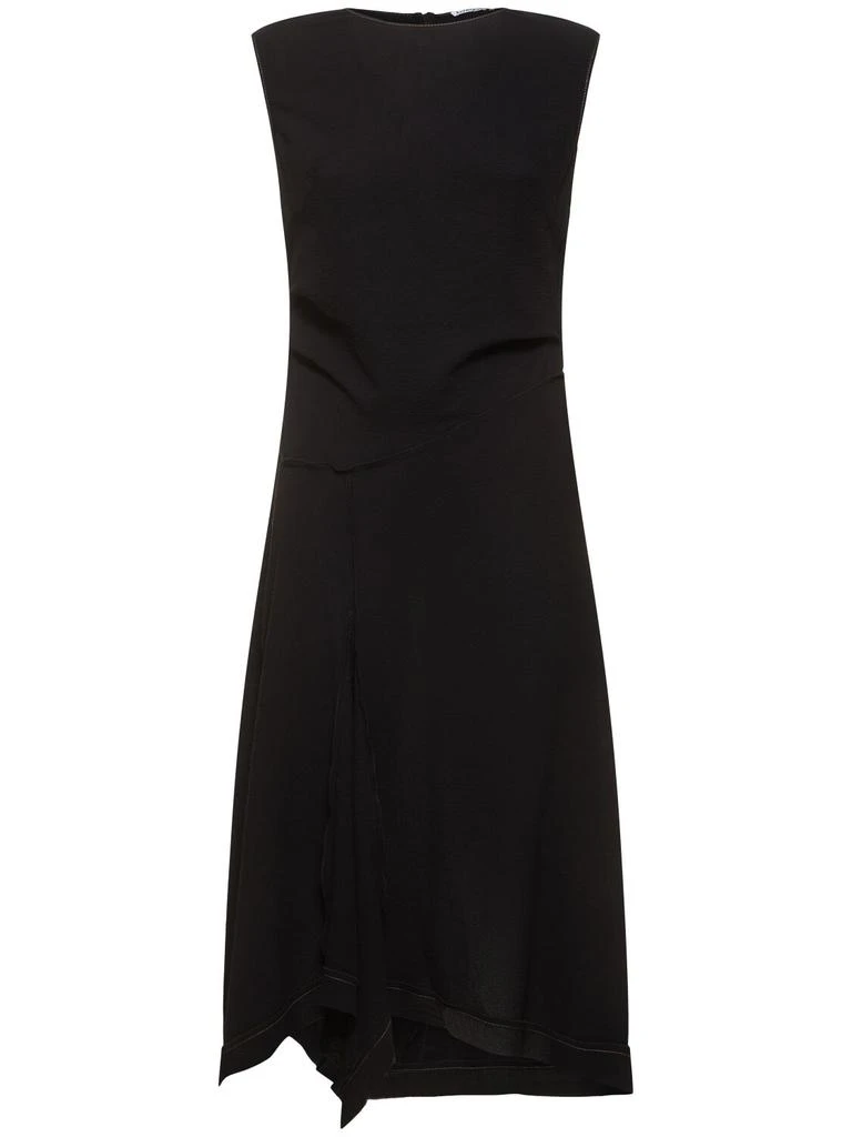Acne Studios Crepe Gauze Sleeveless Midi Dress 1
