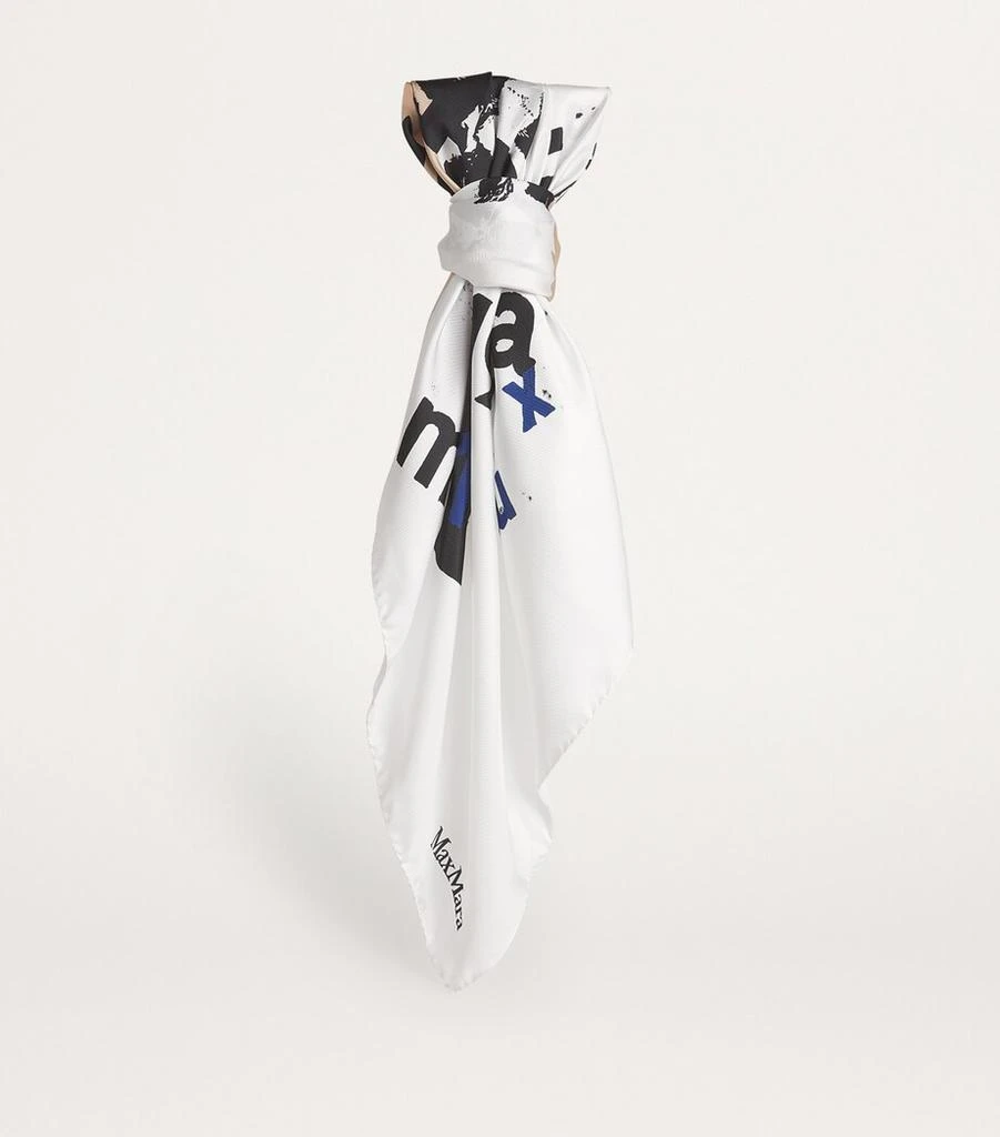 Max Mara Silk Printed Scarf 3