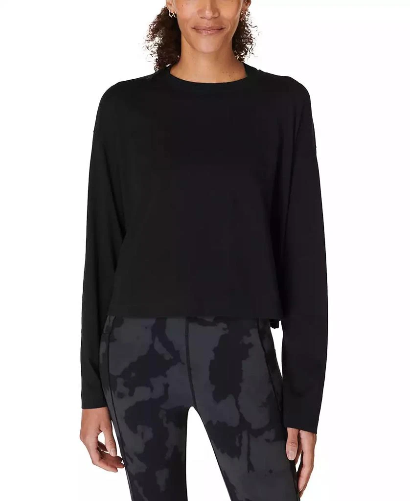 SWEATY BETTY Women's Essential Cropped Long-Sleeve Tee 3