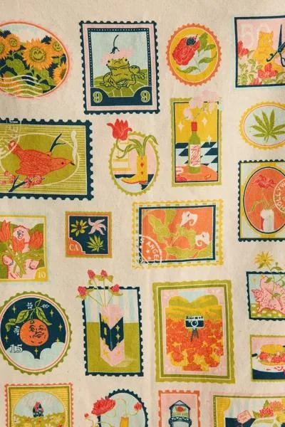 Urban Outfitters Modern Chart Printed Tapestry 3