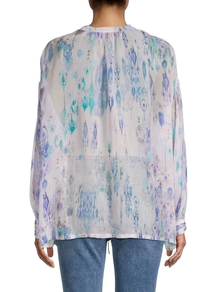 IRO Lade Abstract Tie-Neck Blouse 2