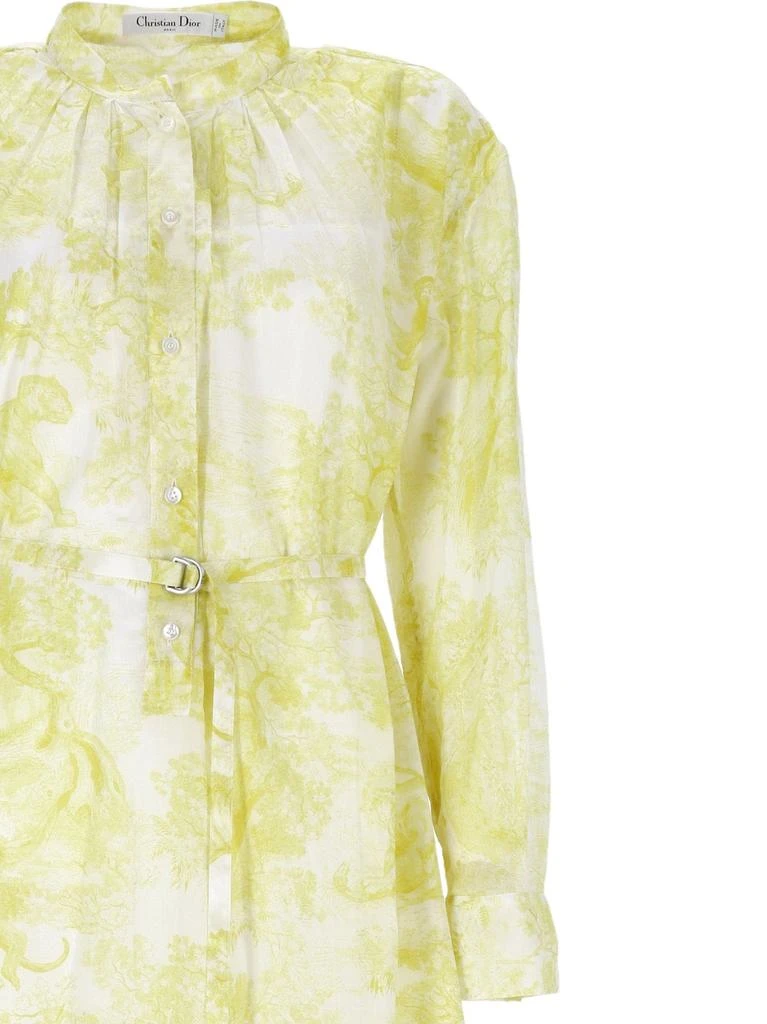 Dior Christian Dior Toile de Jouy Long-Sleeved Dress 3