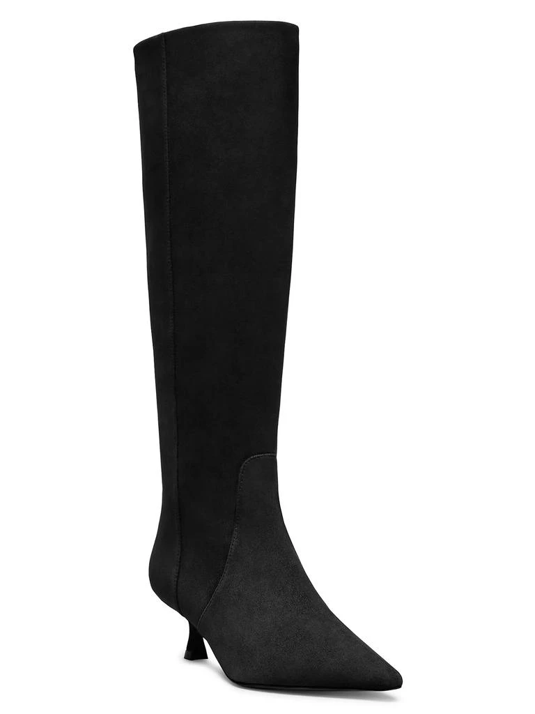 Stuart Weitzman Naomi 50MM Suede Kitten-Heel Boots 2
