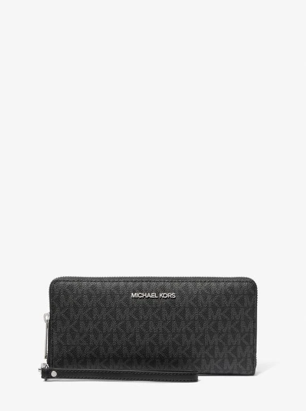 Michael Kors Jet Set Travel Large Signature Logo Continental Wallet 1