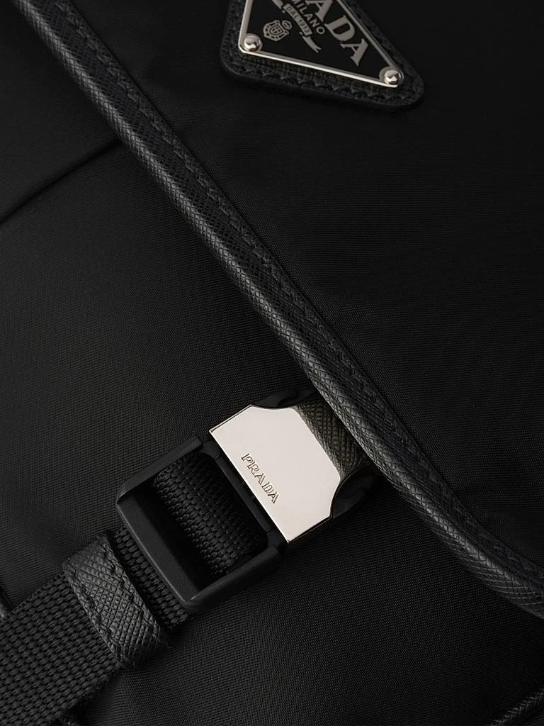 Prada Re-Nylon and Saffiano Leather Shoulder Bag 6